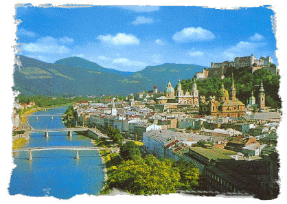 Salzburg mit Festung